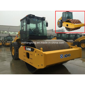 Кран XCMG 12ton машинами одиночного Барабанчика vibratory ролик дороги